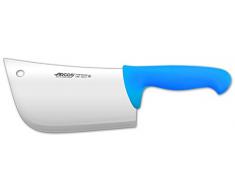 Arcos Serie 2900 - Cuchillo Hachuela - Hoja de Acero Inoxidable NITRUM de 190 mm - Mango inyectado en Polipropileno Color azul