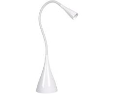 Ranex Lámpara de Escritorio LED, Blanco, 15.4x12.8x39.6 cm