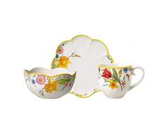Villeroy & Boch Spring Awakening - Vajilla de desayuno (6 piezas, porcelana), multicolor