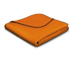 Biederlack Just Amarillo Banket Manta de Ethno, Naranja, Curry, 150 x 200 cm