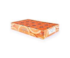 Pajoma 91026 Conjunto de 30 Velas de tÃ© Aroma Naranja Modern Line, duraciÃ³n de la combustiÃ³n Aproximadamente 14 Horas, Altura 1,5 cm