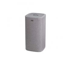 Joseph Joseph Tota - Cesto para ropa sucia con tapa, compartimentos dobles para separación colada, bolsos internos coin asas, extraÃbles y fáciles de llevar, 60 litros, gris