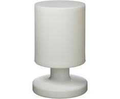 Reality Leuchten - Lámpara de mesa (LED, con baterÃa), weiÃ, Tischleuchte Höhe: 20,5cm Ã: 13cm 1.5 watts