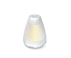 Soehnle Difusor de aromas Bari, elegante ambientador eléctrico, ambientador para hogar con juego de luces LED blanca y tiempo de aromatización de 3,5 horas. Para habitaciones de hasta 16 m²
