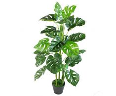 Leaf Planta Artificial de 100 cm, Color Verde, 100 cm