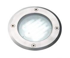 Eco Light suelo Foco empotrable Berlin, incluye bombilla, casquillo GX53, redondo, diámetro 12 cm, IP66 7010 A ESL