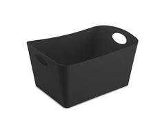 koziol Boxxx - Caja de Almacenamiento, Color Negro sÃ³lido, 15Â L