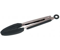 Sambonet Rosenthal Pinzas para Barbacoa, Pinzas de Cocina, Pinzas de Cocina, Pinzas de Cocina, Acero Inoxidable/Silicona, Gris, 23 cm
