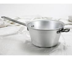 Ollas Agnelli Leaky de Polenta, de Aluminio, con Mango y el Mango de Acero Inoxidable, Plata, 4,5 litros