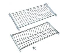 Filtex Escurridor de Acero Inoxidable, Plata, 24Â cm, 2Â Unidades