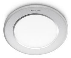 Philips Foco empotrable 66063/48/16 - Punto de luz (Aluminio, Interior, Dormitorio, Salón, LED, Color blanco, 300 lm)