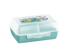 Emsa Variabolo 377582 Fiambrera, Plastico, Transparente/Turquesa