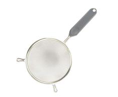 Fackelmann 42340 - Colador (estaÃ±o, con mango de plÃ¡stico, 14 cm)