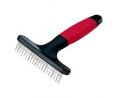 Feplast 85848899 Rastrillo para Perros Gro 5848, Delicadas Puntas Redondeadas, Ideal para Animales de Pelo Medio y Largo, 11 x 15.5 Cm
