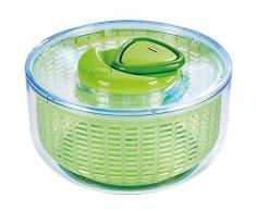 Zyliss E940001 Verde, Transparente De Cuerda escurridor de Ensalada - Escurridores de Ensalada (De Cuerda, Verde, Transparente, 260 mm, 260 mm)
