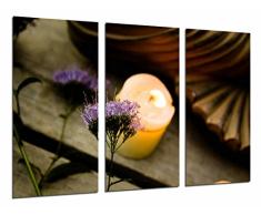 Cuadro Fotográfico Tema zen, relajacion, velas Tamaño total: 97 x 62 cm XXL