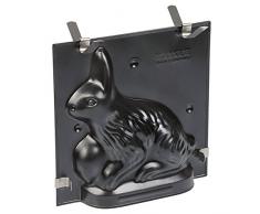 Kaiser Decorativos Molde con Forma de Conejo, Acero, Negro, 0,5 l