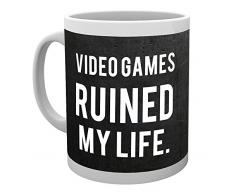 Gb Posters GB Eye, Gaming, Ruined My Life, Taza