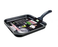 Pensofal Biostone Asadora, Cuerpo en Aluminio, Negro, 28 cm