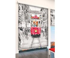 Startex Diseño Digital 01838 DS 5035 Estor con Cadena y Paredes Deckenmotage, 140 x 45 cm