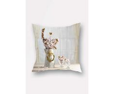 Lulu Home - Funda de Almohada, Multicolor, 45 x 45 cm