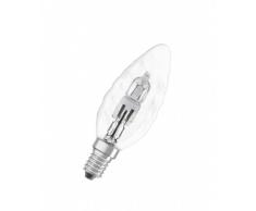 Osram Velaw Bombilla Halógena Vela Rizada E14, W, Blanco Cálido, 46 Vatios