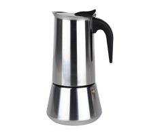 Cafetera italiana inox ORBEGOZO KFI460 | ORBEGOZO 4 tazas Induccion Vitro Gas Electrico