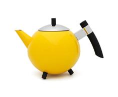 Bredemeijer Duet Design Meteor Tetera, Metal, Amarillo, 1200ml