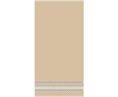 Miracle Home Toalla Maurya, Hecho en Portugal, 100% algodÃ³n, Beige, 95 x 150 cm