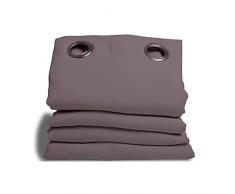Moondream Cortina Anti-Ruido, AislaciÃ³n 3 en 1 AcÃºstica/TÃ©rmica/Opaca, TecnologÃ­a Patentada, Oeko-TexÂ®, Gris - Pimienta, 140 x 260 (An. x Al.) cm, Ollaos (1 Cortina)