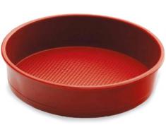 Lacor - 66738 - Molde Redondo 26 Silicona - Rojo