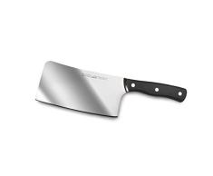 LACOR - 39018 - Macheta Cocina, Cuchillo Profesional Carnicero, Hacha de Cocina, Acero Inoxidable, Mango ergonómico, Medida hoja 17 x 8cm, Negro