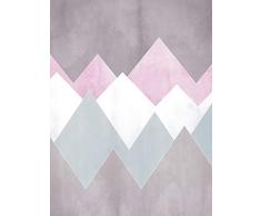 Komar Wandbild Von Sunrise Mountain Gentle | Poster, Bild, Wohnzimmer, Schlafzimmer, Dekoration, Kunstdruck | ohne Rahmen | P110C1-30x40 fotomural, carbÃ³n