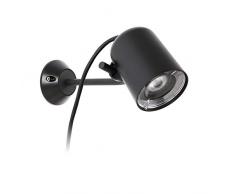 Faro Barcelona 71546 - FLOW Lámpara aplique con estaca negra