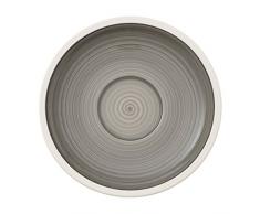 Villeroy & Boch Manufacture Plato para taza Porcelana Premium, Gris, 16 cm