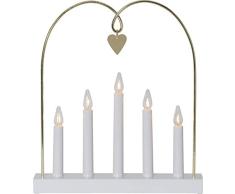 Star Candelabro para Ventana, Blanco