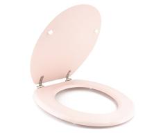 Gelco Design Dolce Asiento para Inodoro, Madera Molde, Crystal Pink, 44Â x 37,5Â x 5,5Â cm