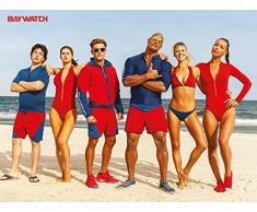 Baywatch Vigilante Playa Plantea 60 x 80 cm Lienzo impresión