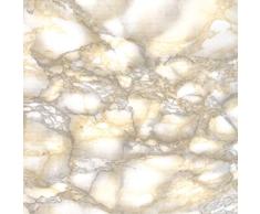 Venilia Lámina adhesiva | Mármol blanco Aspecto mármol | 45cm x 1,5m, Espesor 95μ | Vinilo autoadhesivo para muebles o cocina, decorativas papel pintado pared | PVC sin ftalatos | Fabricado en UE