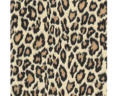 Venilia Lámina adhesiva | Estampado de leopardo Leo | 45cm x 1,5m, Espesor 95μ | Vinilo autoadhesivo para muebles o cocina, decorativas papel pintado pared | PVC sin ftalatos | Fabricado en UE