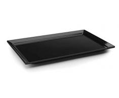 Lacor - 63546 - Bandeja Rectangular De Melamina Classic 70x30x2cm- Negro