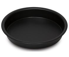 Guardini, Gardenia, Molde para Tarta, 20 cm. Material: Acero con Revestimiento Antiadherente, Color Negro.