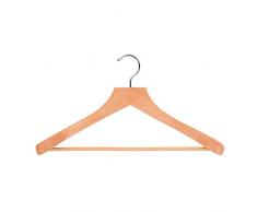 Metaltex 551220 - Percha para abrigo, madera clara, 45 centímetros