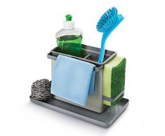 Metaltex Tidy-Tex - Organizador Modular de Limpieza de Cocina, Gris