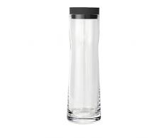 Blomus SPLASH Garrafa 1 L Gris - Jarras, cÃ¡ntaros y botellas (Garrafa, 1 L, Gris, Vidrio, Silicona, 9 cm)