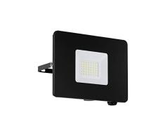 EGLO FAEDO 3 Aplique de pared para exterior Negro SMD LED Module LED 30 W Iluminación al aire libre , Aplique de pared para exterior, Negro, Aluminio, Vidrio, IP65, I, Transparente