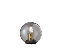 Fischer&Honsel Dini - LÃ¡mpara de mesa (cristal, 40 W), color negro
