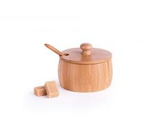 Excelsa Eco Living formaggera/azucarero con Cuchara, bambÃº, marrÃ³n