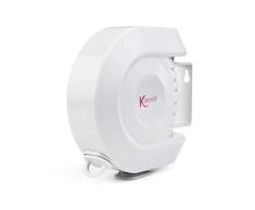 Kleeneze KL064318EU LÃ­nea De Ropa RetrÃ¡ctil, 15 Metros, Completado Con 2 LÃ­neas Para Secar La Ropa Con Facilidad, Secadora Para Montar En La Pared, LÃ­nea De Lavado Resistente Al Agua, Blanco