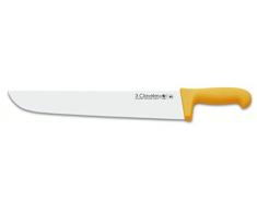 3Claveles 1390 - Cuchillo carnicero, 36 cm, color amarillo